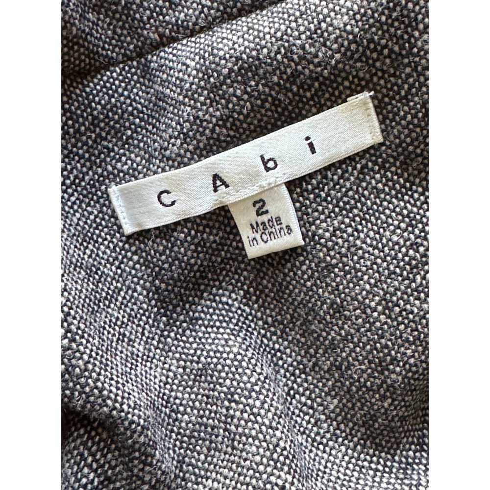 Womens Grey Herringbone Longline Pea Coat Button Front Jacket Grey - Picture 9 of 16
